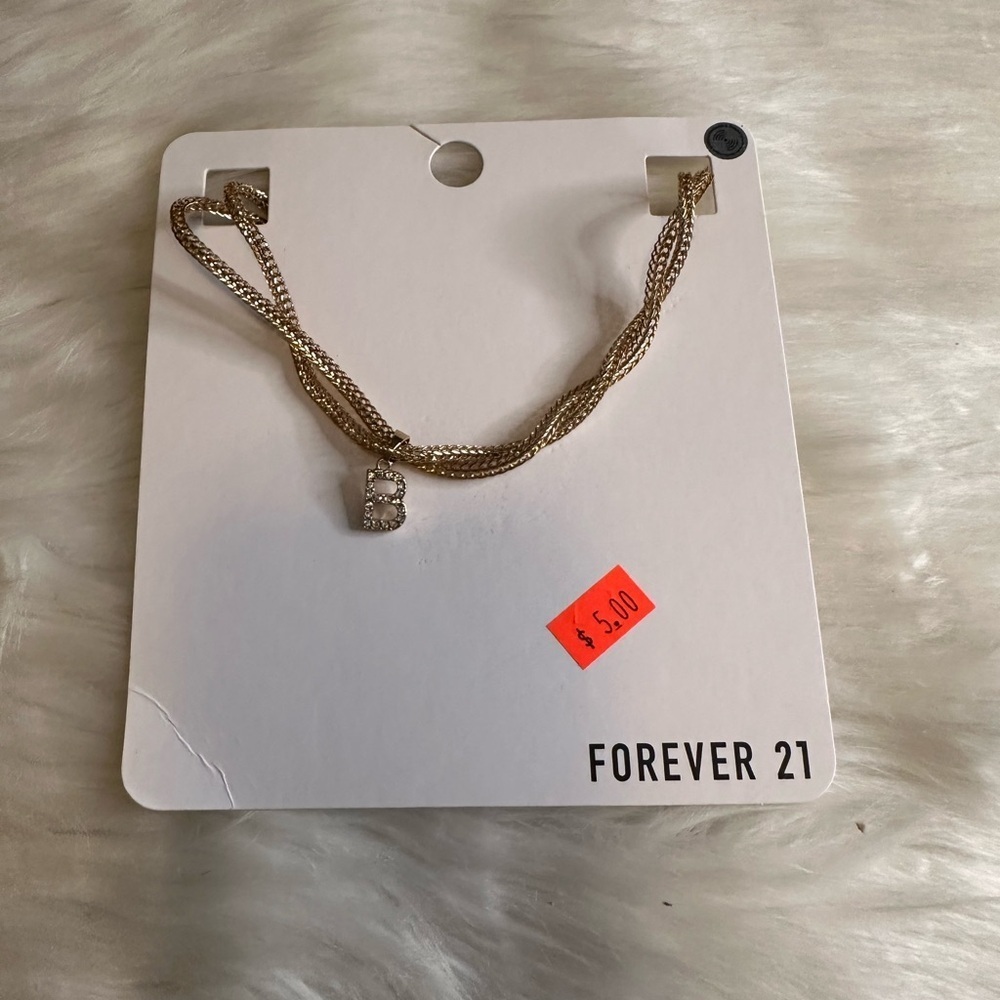 🩷5/$10 Forever 21 Gold-Tone Padlock Necklace